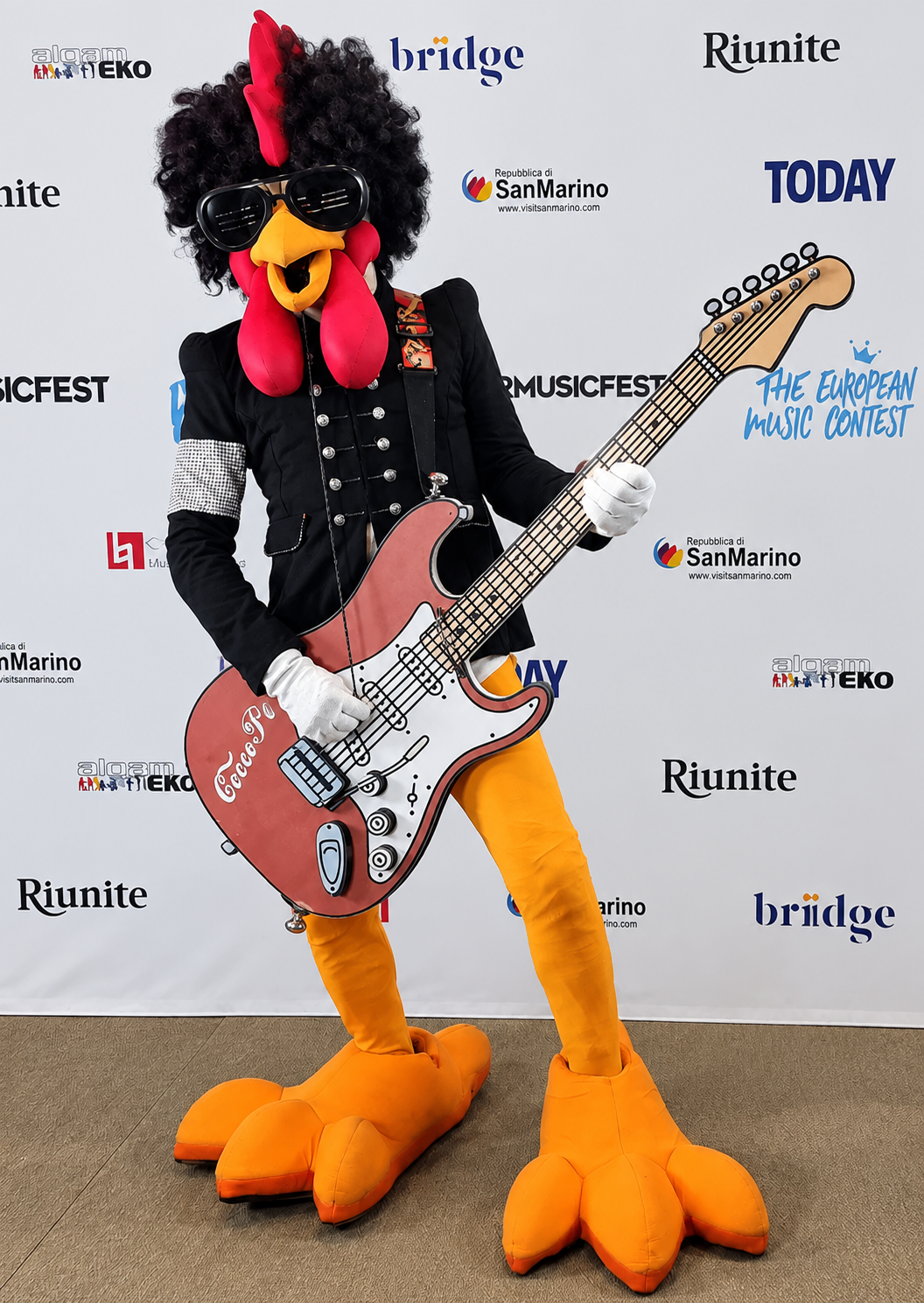 CoccoRock con la sua chitarra