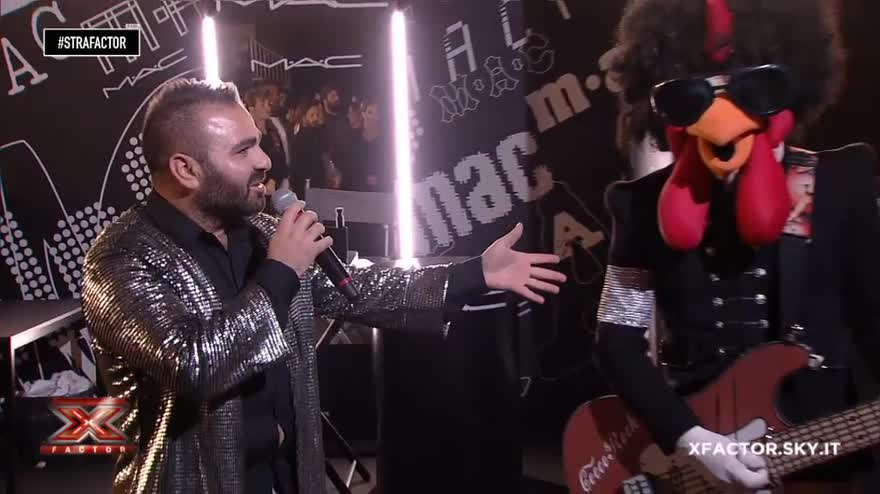 CoccoRock durante la sua partecipazione a Strafactor